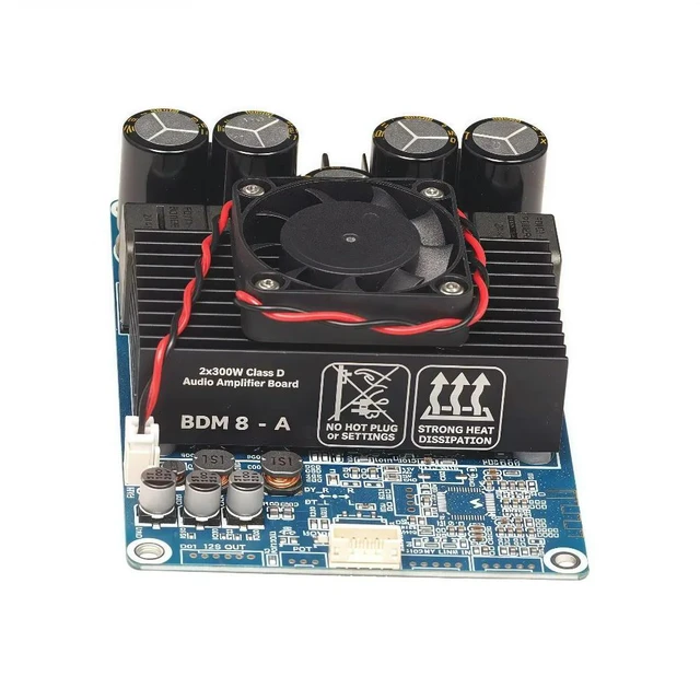 Alt view image 2 of 3 - BDM8-A TPA3255 High-power Amplifier Board 2x300W Stereo D-class ligent Device Robot Strong Sound Amplifier Module