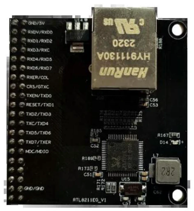 Alt view image 2 of 2 - RTL8211EG Gigabit Ethernet Module Verilog FPGA Development Board Experimental Instrument UDP Device