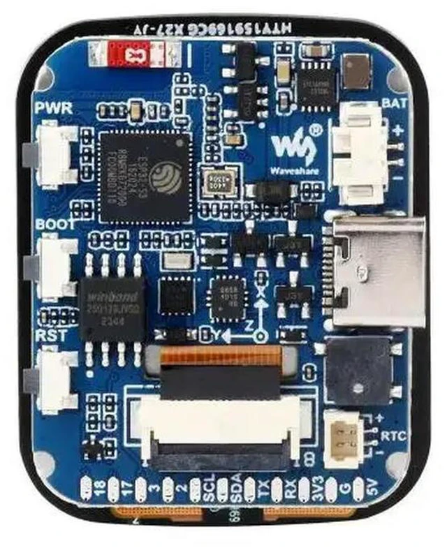 Main image of ESP32-S3-Touch-LCD-1.69,Display Development Board, 240×280 Pixels, Micro LCD Display With ESP32-S3, Accelerometer And Gyroscope