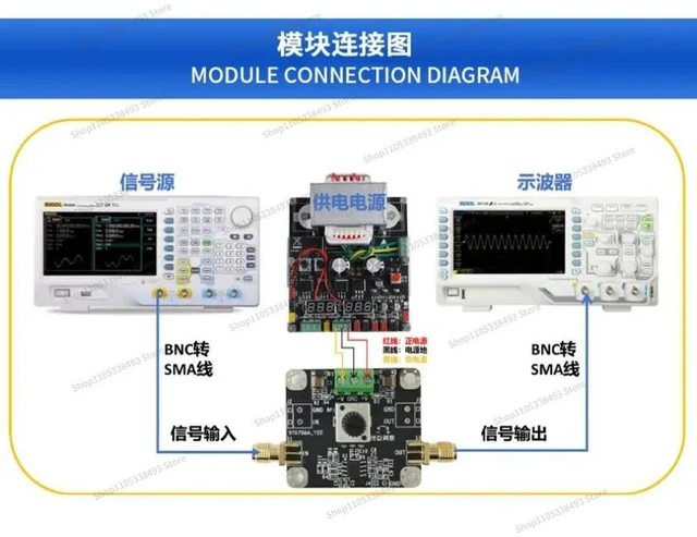 Alt view image 2 of 3 - For OPA847 High-speed Low-noise Broadband Amplifier Module 3.9G Bandwidth, Pulse Amplification, Adjustable Gain Multiple