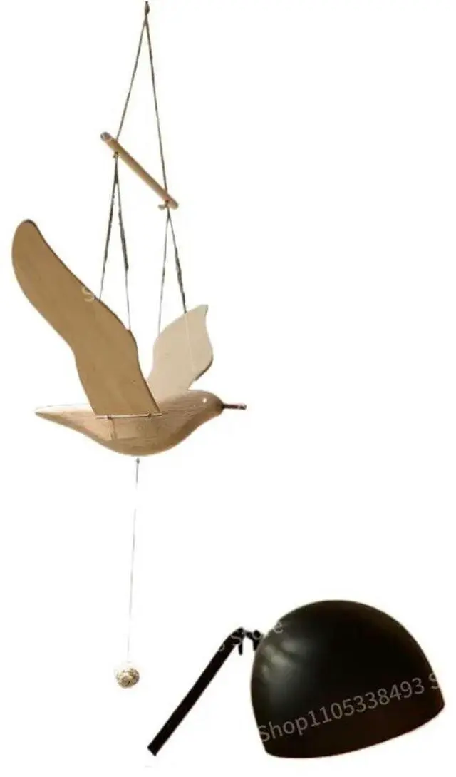 Main image of For Seagull Creative Wooden Seagull Balcony Bedroom Charm Bird Decoration