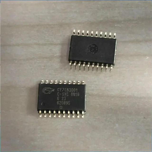 Main image of 5PCS/LOT CY7C63001C-SXC CY7C63001 SOP-20 IC MCU 4K USB MCU LS 20SOIC