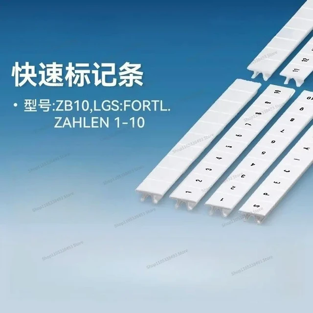 Alt view image 2 of 3 - For Terminal Marker Strips ZB 10, LGS: FORTL 1-10 1053014:0001