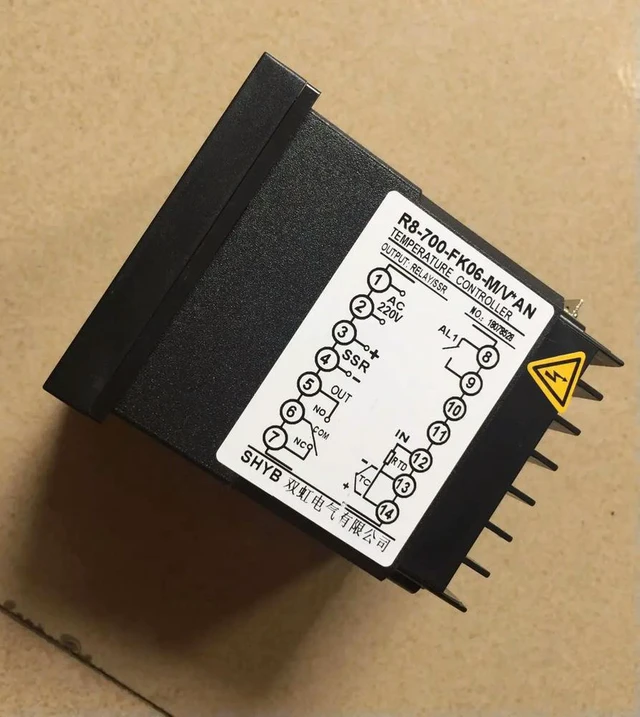 Alt view image 2 of 3 - Temperature Controller ligent Digital Display Multifunction Temperature Control Instrument R8-700-FK06-M/V*AN