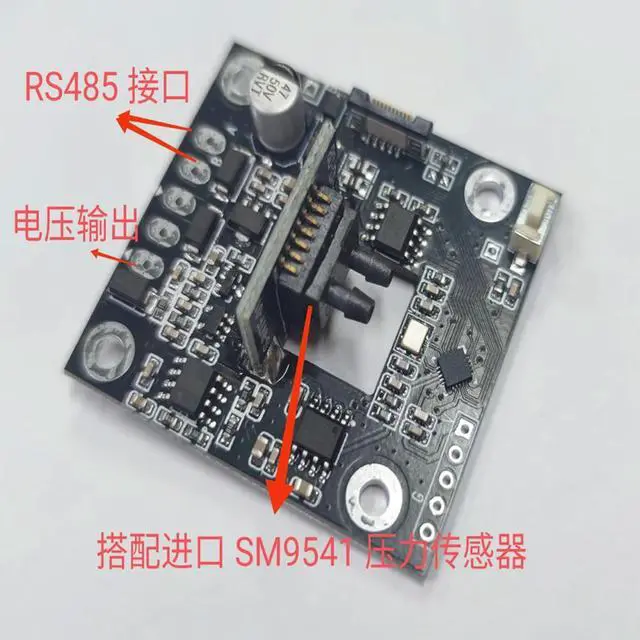 Alt view image 2 of 3 - YB-D01VS-T Differential Pressure Sensor Module Wind Pressure Transmitter Control Board SM9541 Voltage Output Module