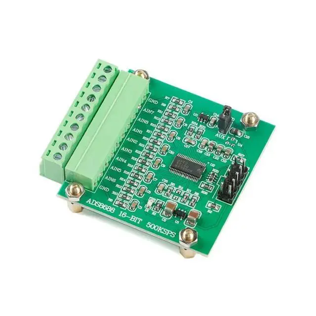 Alt view image 3 of 3 - Single Bipolar Input 500KSPS 8 Channel ADS8688 SAR ADC Data Acquisition Conversion Converter