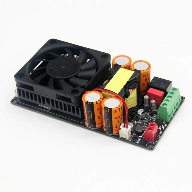Alt view image 2 of 3 - High-fidelity Audiophile High-power Digital Amplifier, Mono 1000W, Featuring the IRS2092S Stage Amplifier Board for Subwoofers
