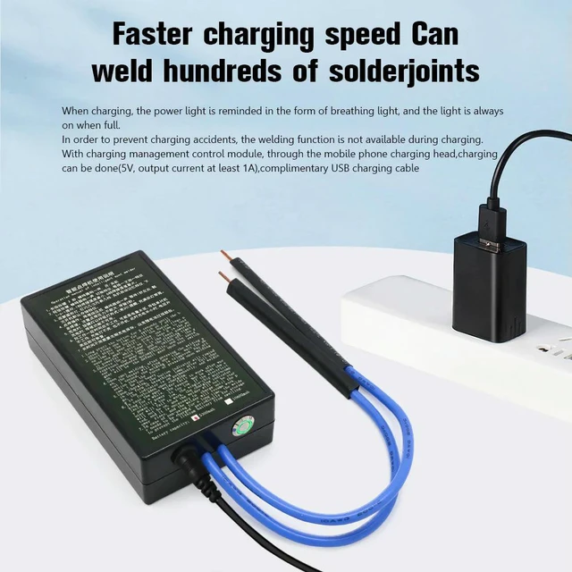 Alt view image 3 of 3 - Spot Welder 6 Gears Adjustable Mini Spot Welding Machine for