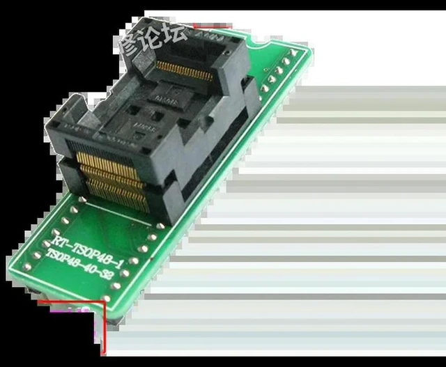 Alt view image 2 of 3 - TSOP48 Burn Seat NAND Converter Seat Nor Bounce Seat 48 Pin Read/write RT809H Programmer Suitable