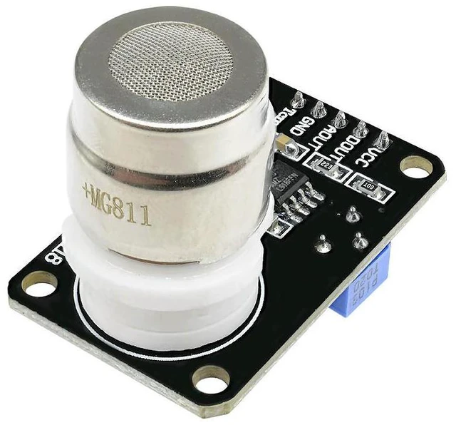 Alt view image 3 of 3 - MG811 Carbon Dioxide Gas CO2 Sensor Module Detector With Analog Signal Output 0-2V