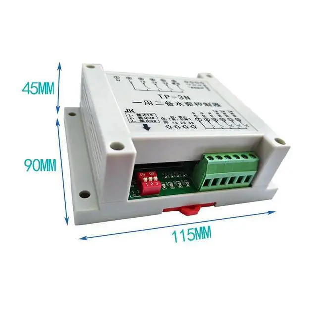 Alt view image 2 of 3 - TP-3N One-in-use and Two-standby Water Pump Controllers Take Turns to Operate and Switch One Control and Three Automatic Control
