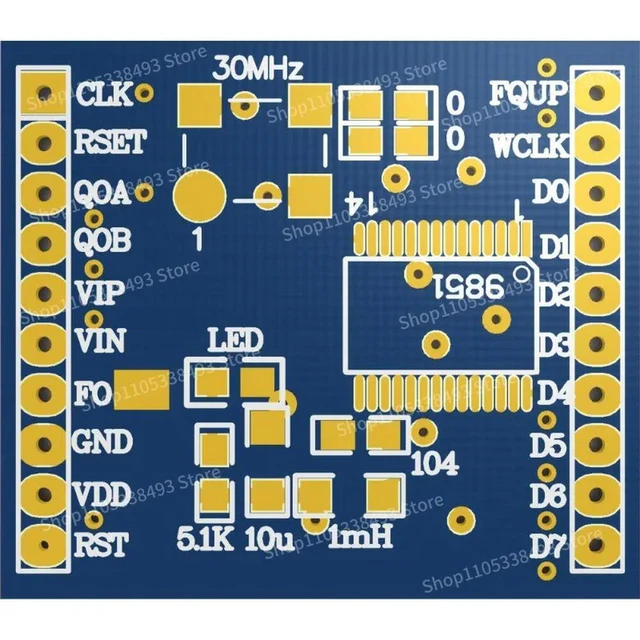 Alt view image 2 of 3 - For DDS AD9851 Module DDS Module DDS Signal Source, Digital Direct Synthesizer