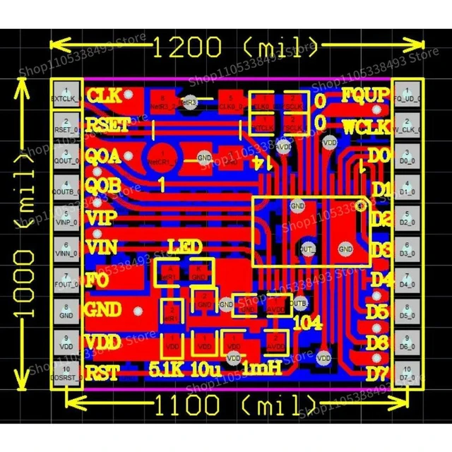 Alt view image 3 of 3 - For DDS AD9851 Module DDS Module DDS Signal Source, Digital Direct Synthesizer