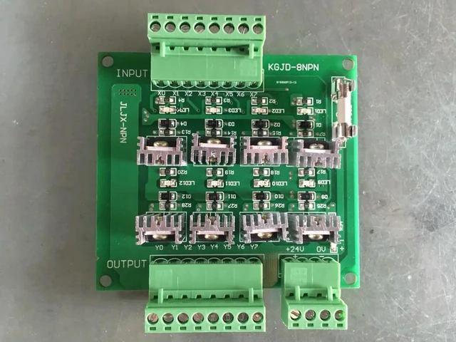 Main image of KGJD-8NPN, PLC Transistor Amplifier Protection Board, 8-way, Current to 14A , JLJX-NPN