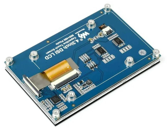 Main image of 4.3inch Capacitive Touch Display For Raspberry Pi, 800×480, IPS Wide Angle, MIPI DSI Interface