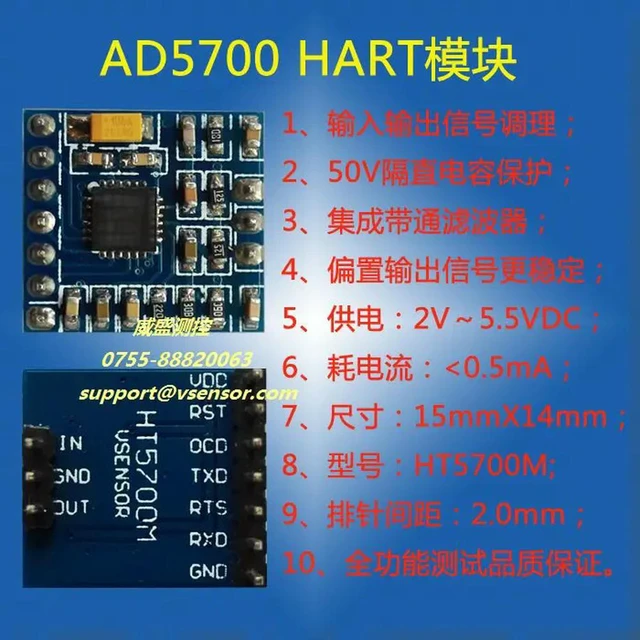 Alt view image 2 of 3 - HART Evaluation Module AD5700-1, HART MODE Programmer, Modem, HART Protocol