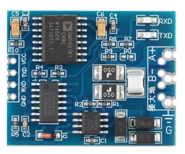 Alt view image 2 of 3 - 10pcs/lot TTL to RS485 Module RS485 to TTL with Isolation MCU Serial Port UART Industrial Grade Module