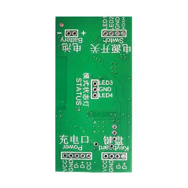 Alt view image 3 of 3 - Wired Mechanical Keyboard to Bluetooth Adapter DIY Module USB 2.4G Multi-mode Device Switching