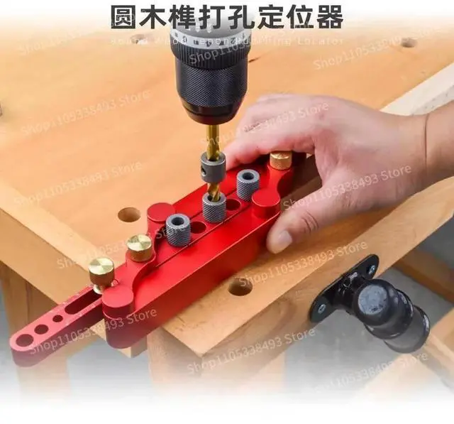 Alt view image 2 of 3 - For Woodworking's Aluminum Alloy High-precision Automatic Dividing, Round Wood Tenon Puzzle Round Wood Tenon Punch
