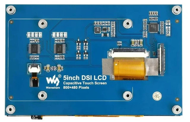 Alt view image 2 of 3 - 5inch Capacitive Touch Display For Raspberry Pi, 800×480, DSI Interface