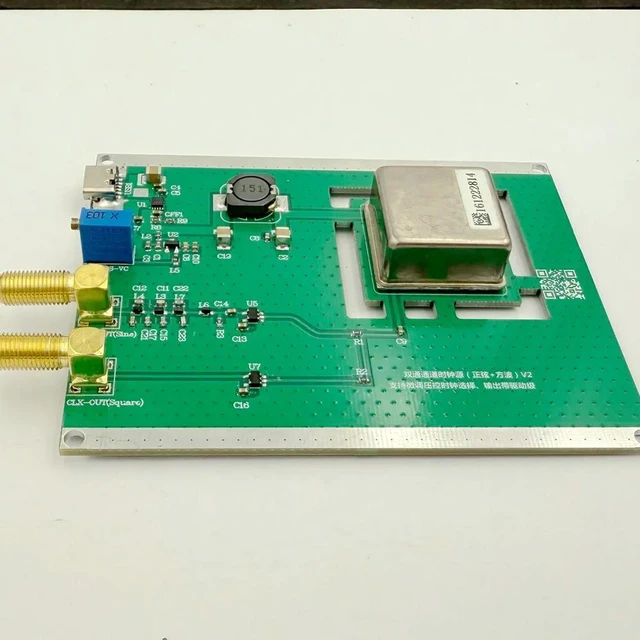 Alt view image 2 of 3 - 10M OCXO Board, Constant-temperature Crystal Oscillator, 10MHz, Good Stability, Sinusoidal Wave Output Low-pass