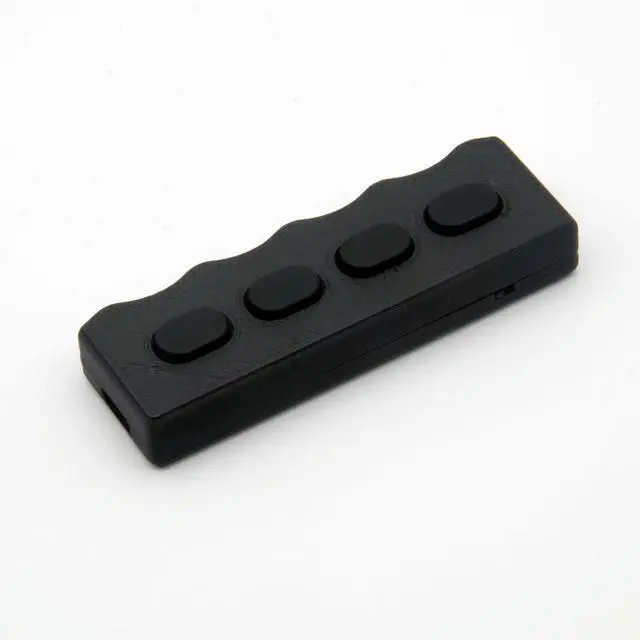 Main image of Mute 4 Keys Recording 4 Keys Silent Silicone Mini Customizable USB Keyboard Shortcuts Office Non-Bluetooth