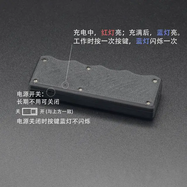 Alt view image 3 of 3 - Mute 4 Keys Recording 4 Keys Silent Silicone Mini Customizable USB Keyboard Shortcuts Office Non-Bluetooth