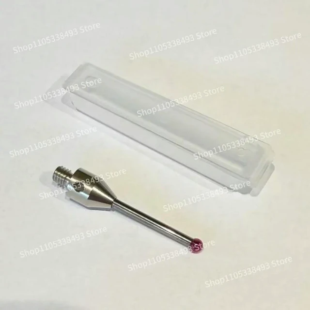 Alt view image 2 of 3 - For M4 Coordinate Measuring Needle Accuracy 0.001mm Ball Head 3mm Tungsten Steel Needle Rod