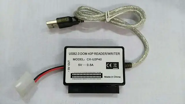 Main image of USB 2.0 Electronic Hard Disk 40P DOM Disk Card Reader, CX-U2P40 3.5IDE40 Pin Card Reader