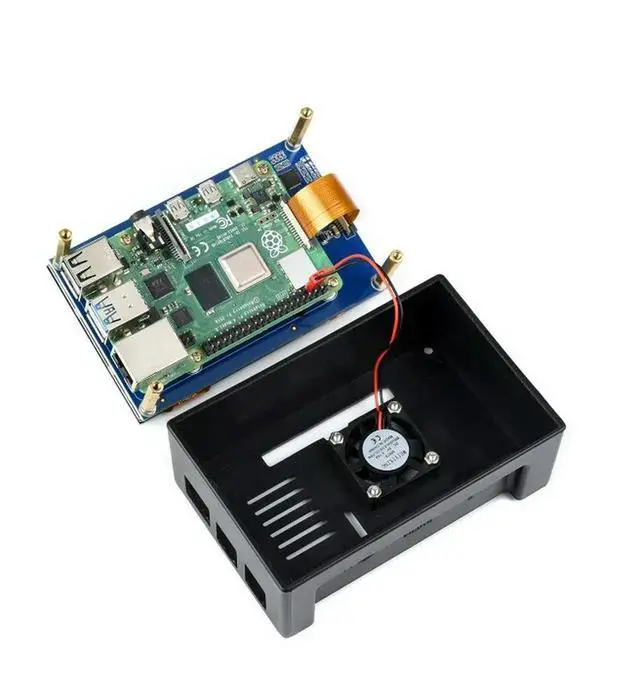 Alt view image 2 of 3 - 4.3inch Capacitive Touch Display For Raspberry Pi, With Protection Case, 800×480, IPS Wide Angle, MIPI DSI Interface