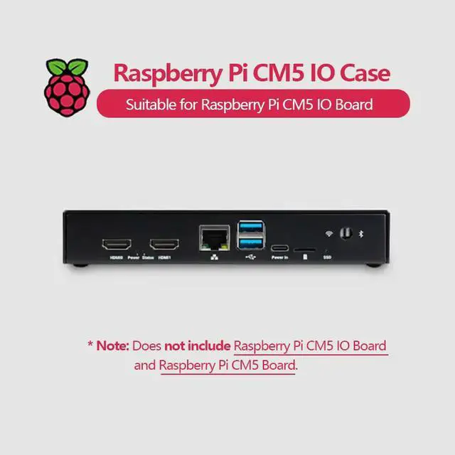 Alt view image 2 of 3 - Official Raspberry Pi Compute Module 5 / CM5 Series IO Case