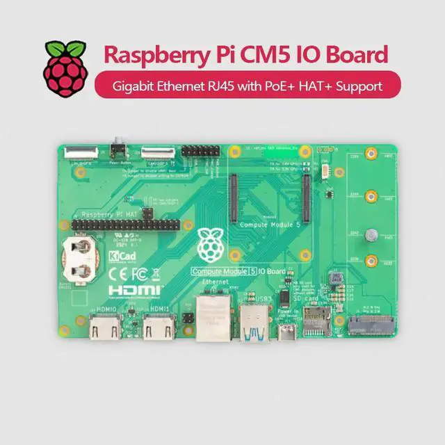 Alt view image 3 of 3 - Official Raspberry Pi Compute Module 5 / CM5 series IO board, CM5 IO