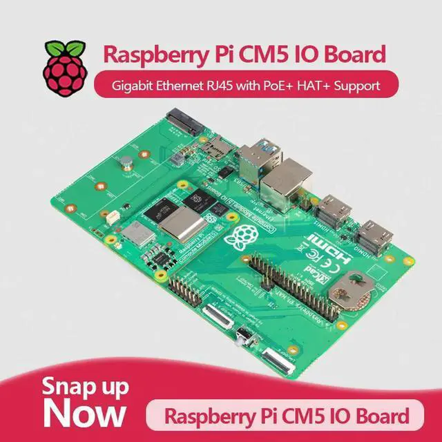 Main image of Official Raspberry Pi Compute Module 5 / CM5 series IO board, CM5 IO