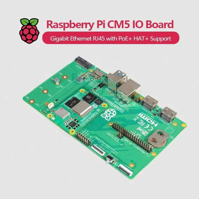 Alt view image 2 of 3 - Official Raspberry Pi Compute Module 5 / CM5 series IO board, CM5 IO