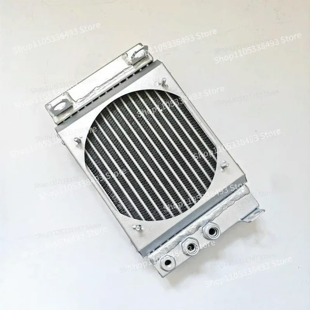 Alt view image 2 of 3 - For Transmission Oil Cooler Radiator Assembly, Transmission Cooling Fan