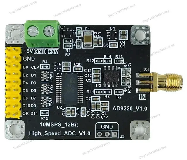 Main image of For AD9220 Module 12-bit High-speed ADC Data Collection Analog-to-digital Converter Module 10MSPS Sampling Rate