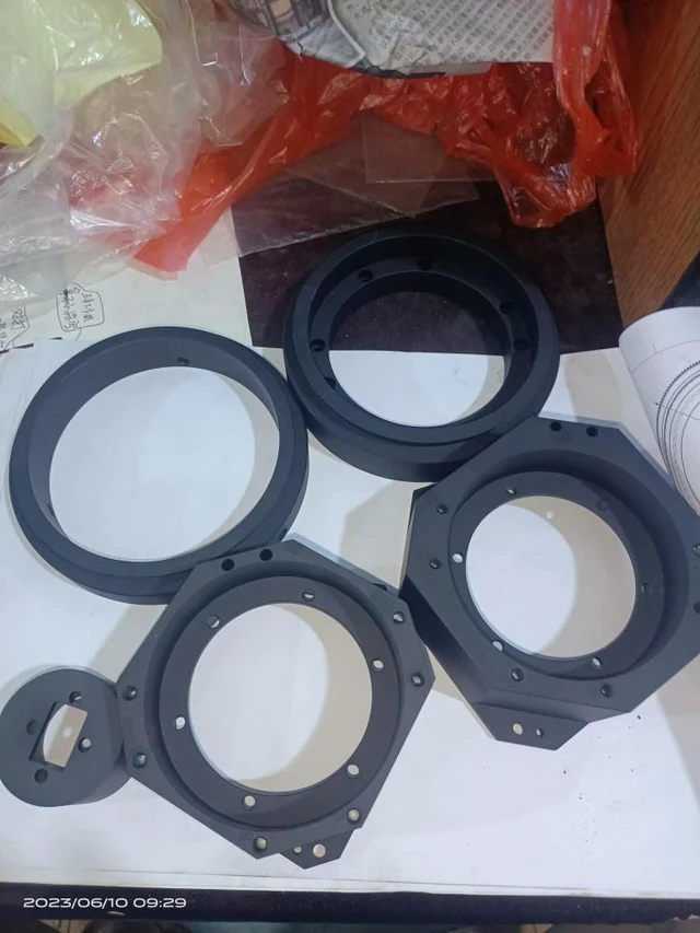 Alt view image 2 of 3 - Professional CNC CNC Lathe Telescope Adapter Ring, Optical Mold Fixture Standard Parts Pom Fixture Customized