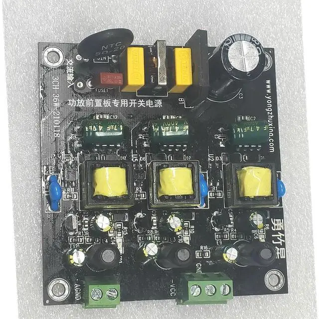 Alt view image 3 of 3 - Low Ripple 36W Switching Power Supply for Amplifier Preamplifier Board +-15V 0.8A Plus Independent 12V 1A