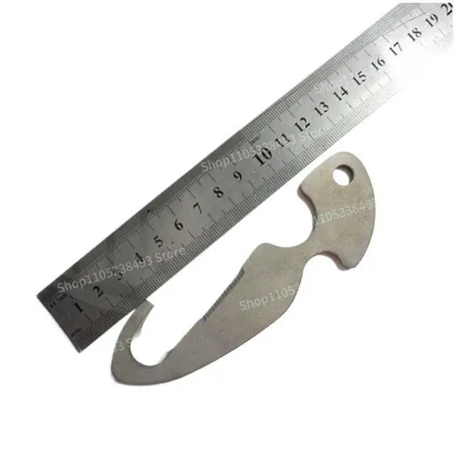 Alt view image 2 of 3 - For Titanium Alloy Diving Rope Cutter, Crescent Scimitar, Underwater Safety Gear