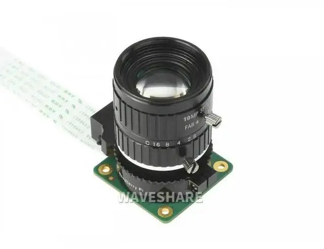 Alt view image 3 of 3 - 35mm Telephoto Lens for Raspberry Pi Camera Multi Field Angle, C-Mount, Compatible With Camera