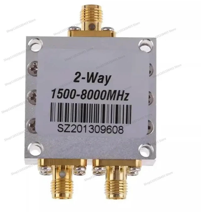 Main image of For 1500-8000Mhz High Frequency 1/2 Power Divider SMA External Screw Inner Hole 1.5G-8G Microstrip Power Divider