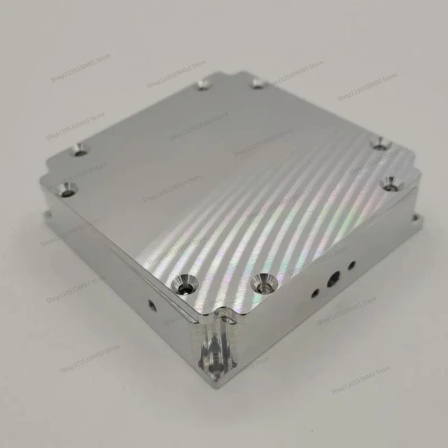 Alt view image 2 of 3 - For l Box, Aluminum Case, Shielding Box, Length 70mm, Width 70mm, Height 19mm SMA Connector Piercing Capacitor Power Supply