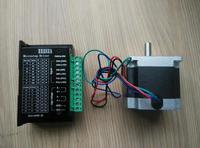 Main image of 57 Stepper Motor Kit 57HS562804 Torque 1.2N.M Length 56MM + Driver 4A