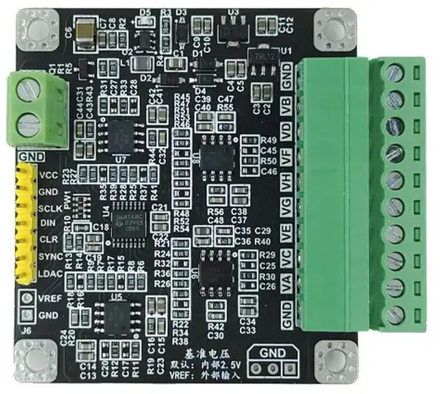 Main image of For Multi-channel 16-bit High-precision DAC Digital-to-analog Converter Module, Plus or Minus ± 10V Adjustable Output