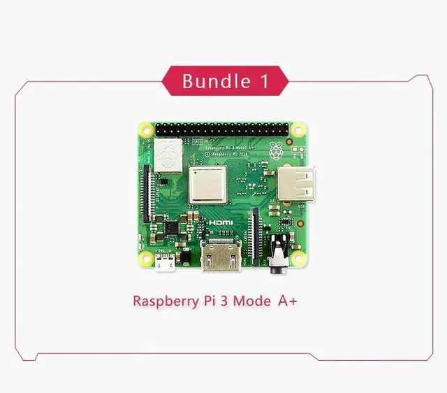 Main image of Raspberry Pi 3 Model A+ Plus 4-Core CPU BMC2837B0 512M RAM Pi 3A+ with and Bluetooth