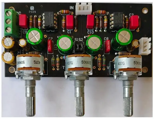 Main image of High-purity Tone Volume Board TONE-1: Empty Board Kit for Tone Circuitry, Finished Board with Gold-plated Components Zero Noise