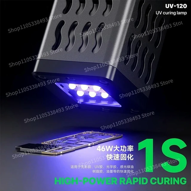 Alt view image 2 of 3 - For Berserk UV Curing Lamp 12 High Power Lamp Beads Fast Curing Tool Light