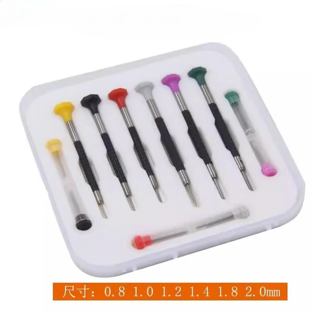 Main image of For Watch Repair Tool, Screwdriver, Rigid One-word Screw Batch, Equipped with A Set of Six Screwdrivers