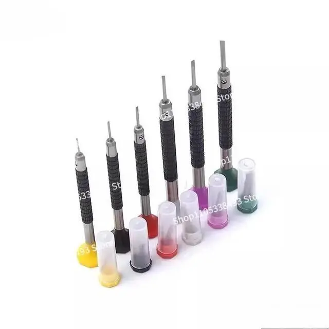 Alt view image 3 of 3 - For Watch Repair Tool, Screwdriver, Rigid One-word Screw Batch, Equipped with A Set of Six Screwdrivers