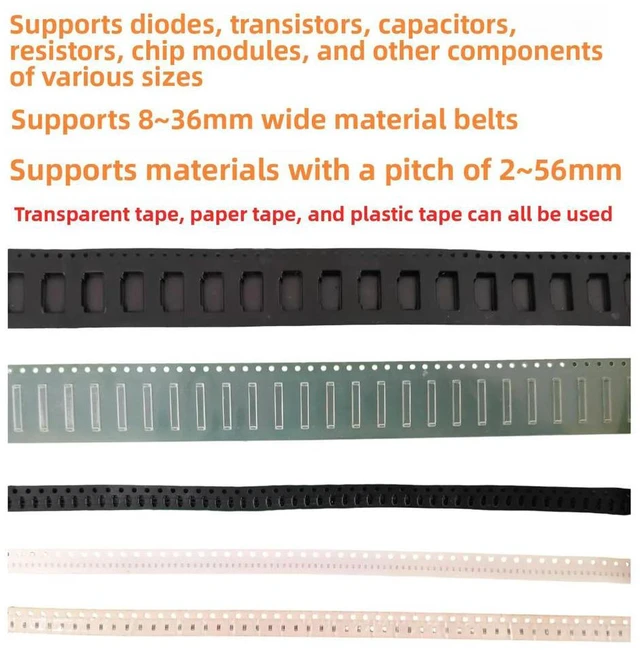 Alt view image 2 of 3 - Small SMT SMD chip counter, component counter, material physical counter, supports 8-36MM transparent material tape